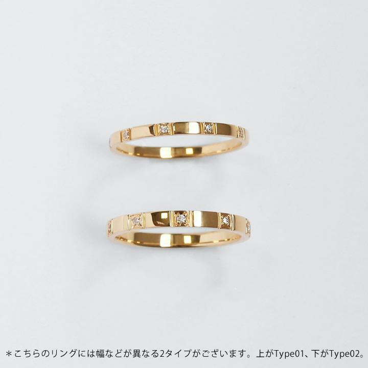 Avaron ダイヤモンド ブロック リング 指輪 レディース K10 K18 Avaron ダイヤモンド ブロック リング 指輪 レディース K10 K18