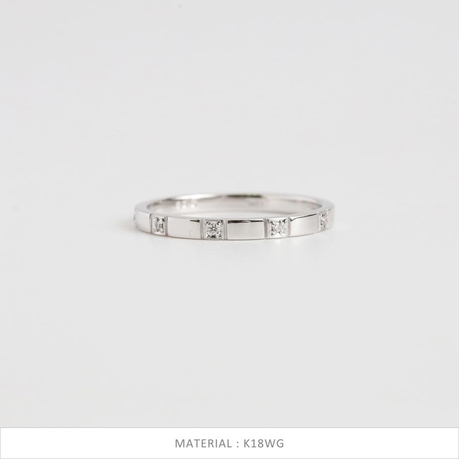 Avaron（アヴァロン） ダイヤモンド ブロック リング 指輪 レディース