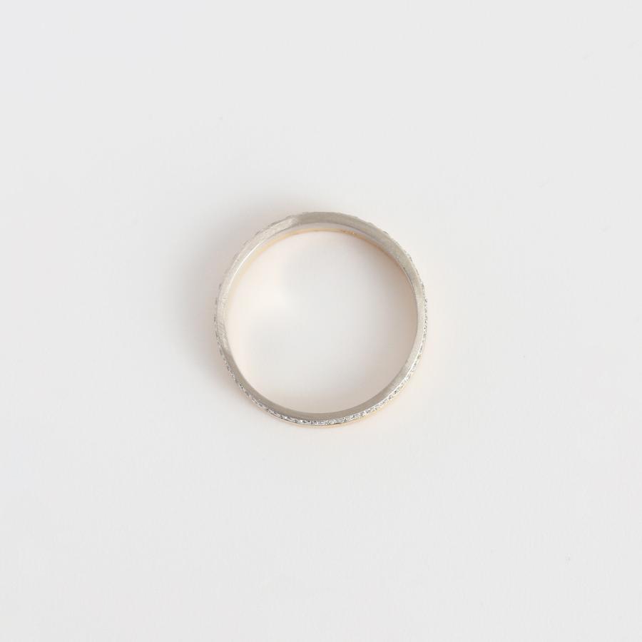 コンビカラー ダイヤモンド フルエタニティリング 指輪 レディース pt900 18金 k18 18k 幅広 ギフト プレゼント  Eternity combi Ring Deux Type02 | Avaron | 05