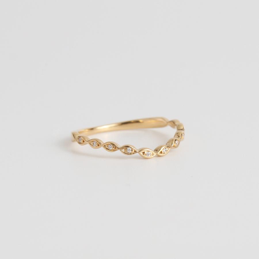 avaron leaf ring アヴァロン リーフ ダイヤモンドリング K18 Avaron ダイヤモンド リーフ リング 指輪 レディース ゴールド