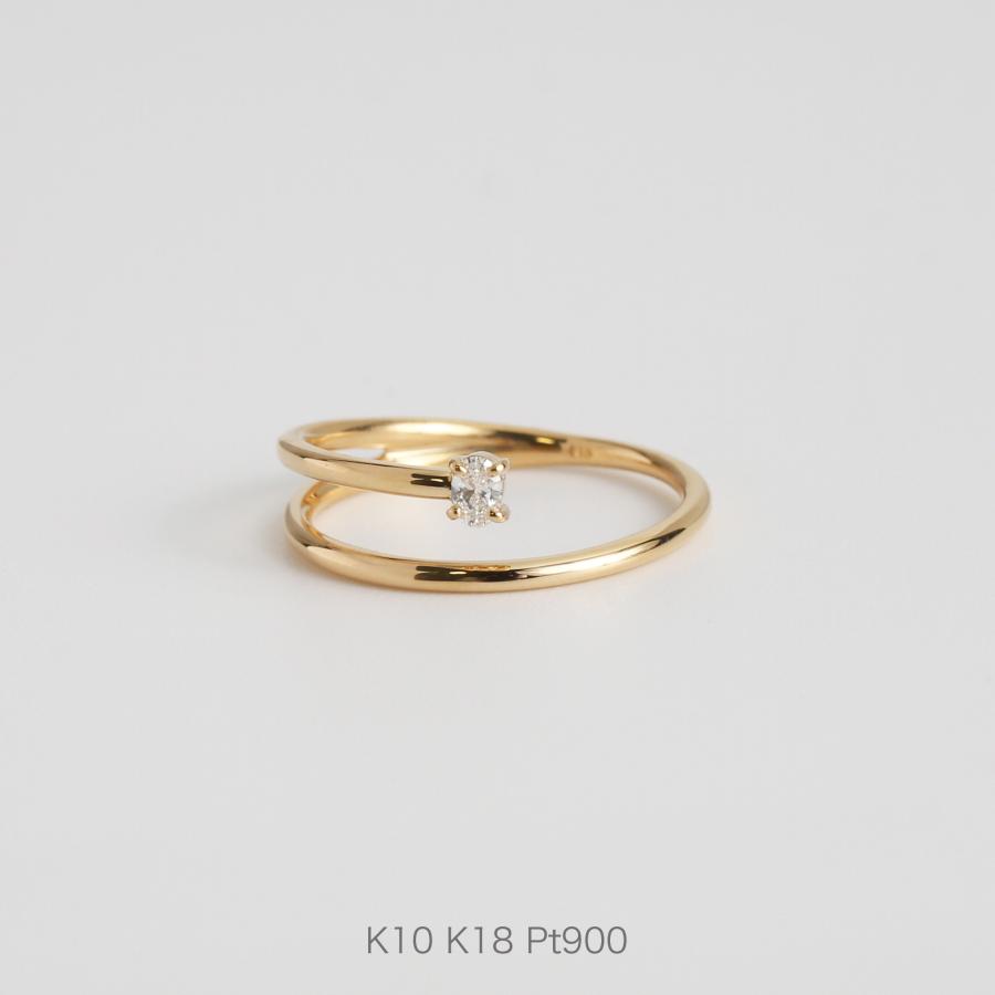 KAORU K18 オーバルダイヤリング Ring – KAORU Online Store
