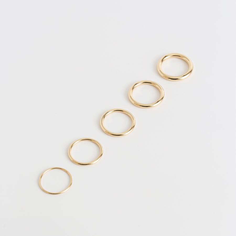 K18 ゴールド シンリング 指輪 18金 18k レディース 華奢 細身
