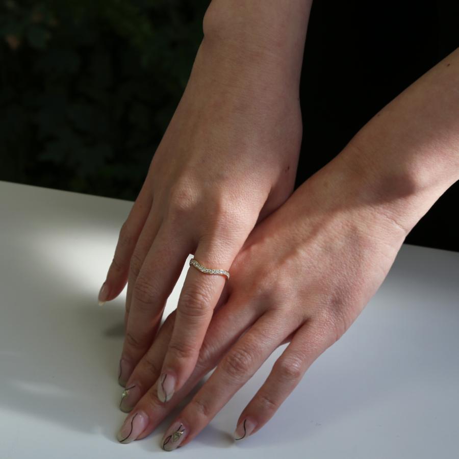 ダイヤモンド フルエタニティリング 指輪 レディース 18金 k18 18k 10金 k10 10k ゴールド ギフト プレゼント  Diamond Fulleternity Ring type02 | Avaron | 06