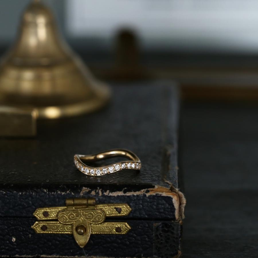 ダイヤモンド フルエタニティリング 指輪 レディース 18金 k18 18k 10金 k10 10k ゴールド ギフト プレゼント  Diamond Fulleternity Ring type02 | Avaron | 08