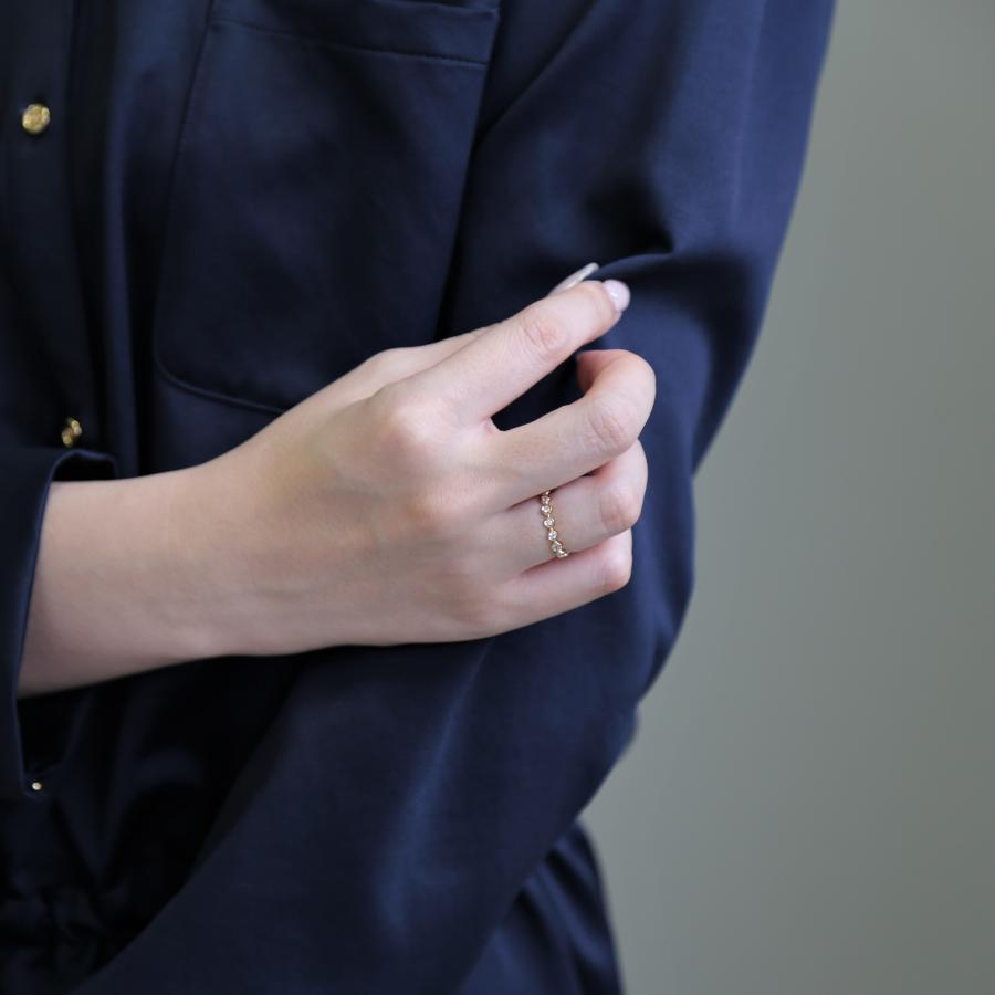 ダイヤモンド フルエタニティリング 指輪 レディース 18金 k18 18k 10金 k10 10k ゴールド ギフト プレゼント  Diamond Fulleternity Ring type03 | Avaron | 05