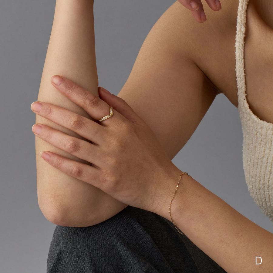 ゴールド チェーン ブレスレット k10 k18 シンプル ギフト プレゼント　Gold Chain Bracelet | Avaron | 11