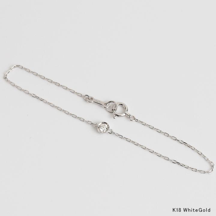 Avaron 一粒 ダイヤモンド ブレスレット 一粒ダイヤ k18 k10 Avaron 一粒 ダイヤモンド ブレスレット 一粒ダイヤ k18 k10