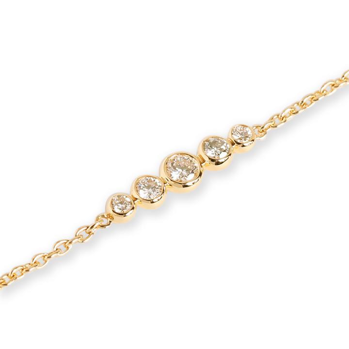 Avaron ダイヤモンド グラデーション ブレスレット 18k 18金 K18  