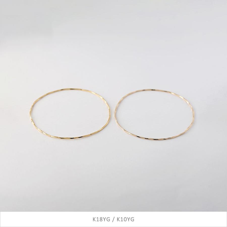 ツイスト バングル ゴールド スパイラル ねじり k10 k18 pt900 地金 レディース 細身 シンプル ギフト プレゼント  Torquent Bangle | Avaron | 12