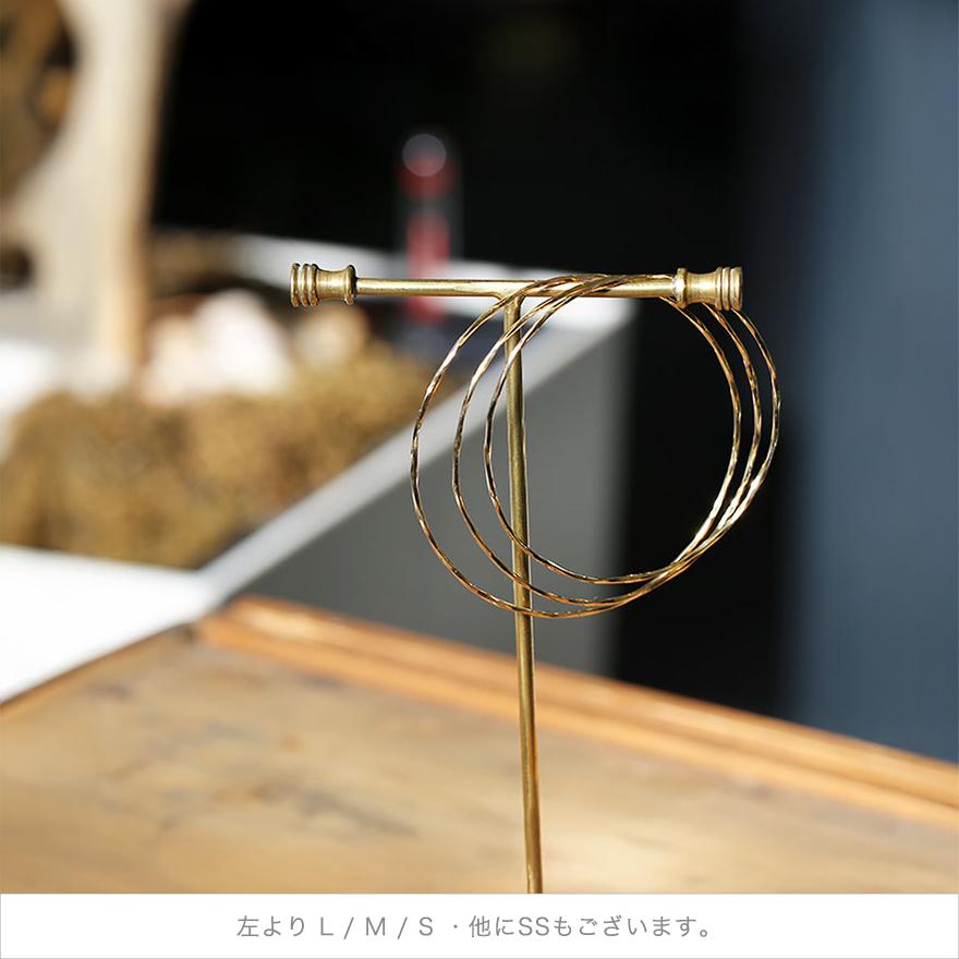 ツイスト バングル ゴールド スパイラル ねじり k10 k18 pt900 地金 レディース 細身 シンプル ギフト プレゼント  Torquent Bangle | Avaron | 13