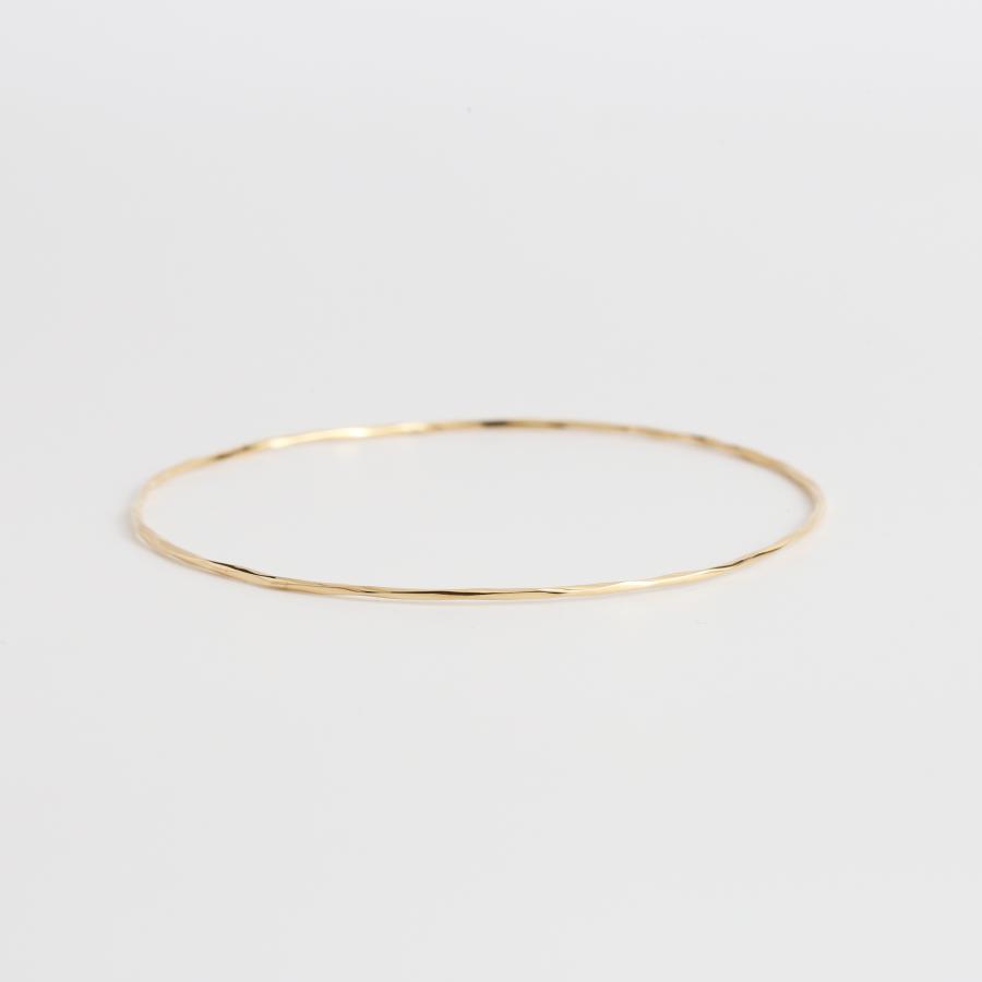 ツイスト バングル ゴールド スパイラル ねじり k10 k18 pt900 地金 レディース 細身 シンプル ギフト プレゼント  Torquent Bangle | Avaron | 01