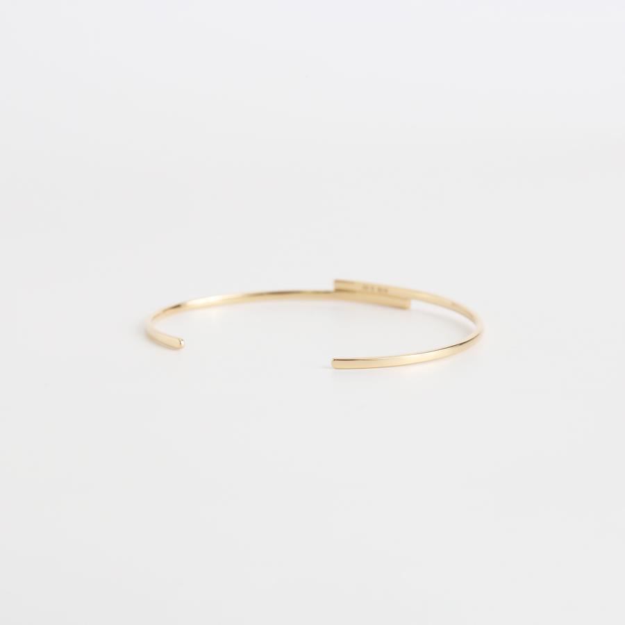 バングル ダイヤモンド K18 K10 Pt900 ゴールド プラチナ レディース 細身 ギフト プレゼント  Stack Line Bangle Diamond | Avaron | 03