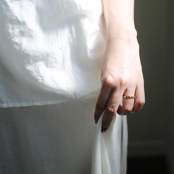 ブロック リング 指輪 ゴールド ペアリング 結婚指輪 マリッジリング レディース メンズ k18 k10 pt900 ギフト プレゼント  Gaudi Ring | Avaron | 12