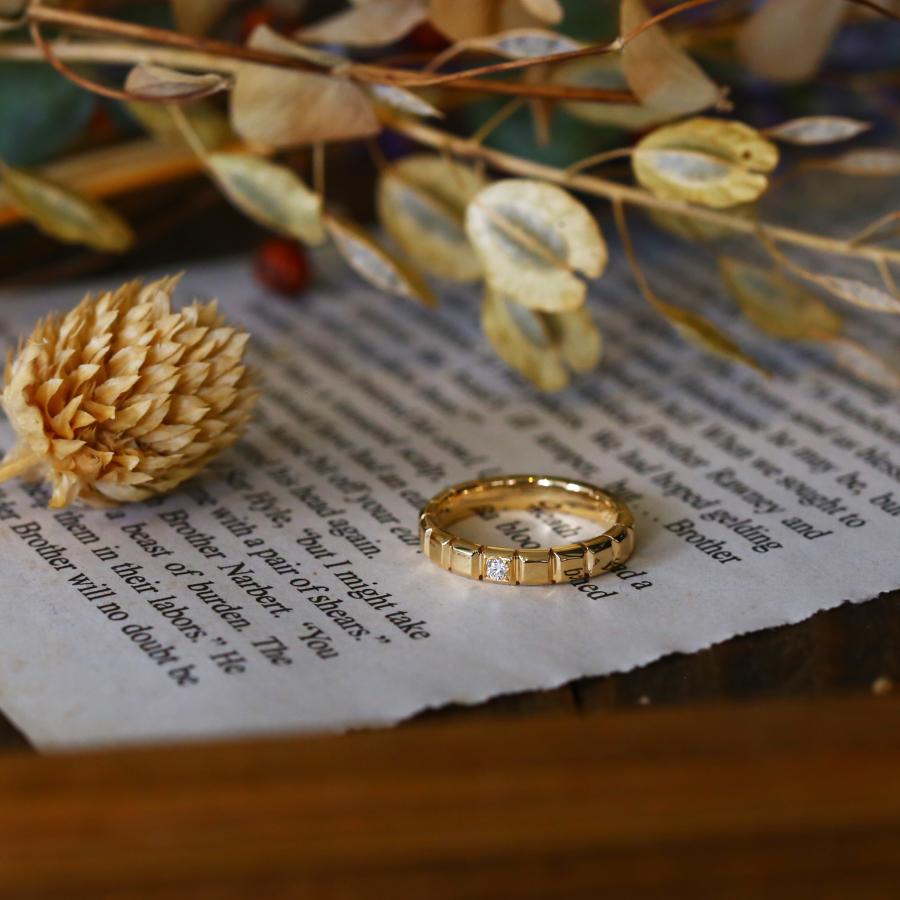 Avaron ブロック リング 指輪 ゴールド ペアリング 結婚指輪 Avaron ブロック リング 指輪 ゴールド ペアリング 結婚指輪