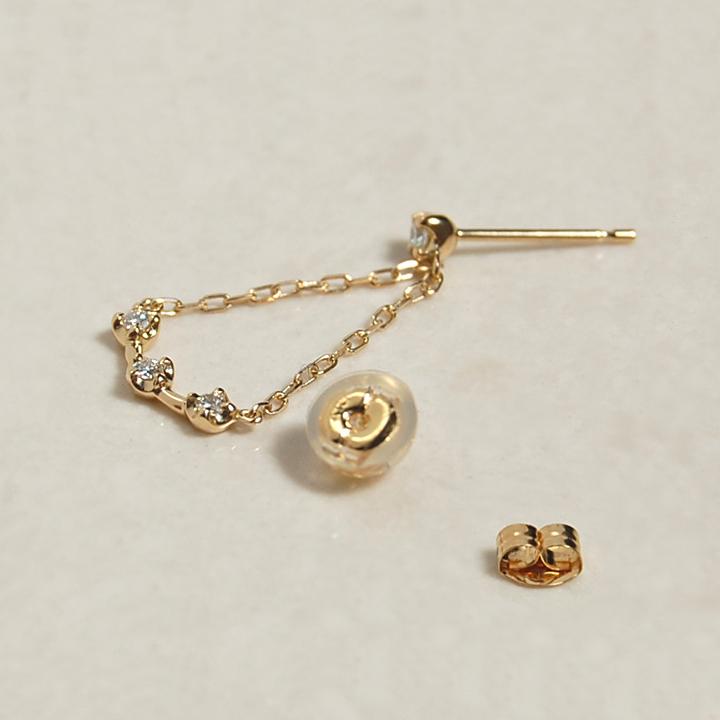 Avaron ダイヤモンド シャンデリア ピアス 揺れる レディース スイング 