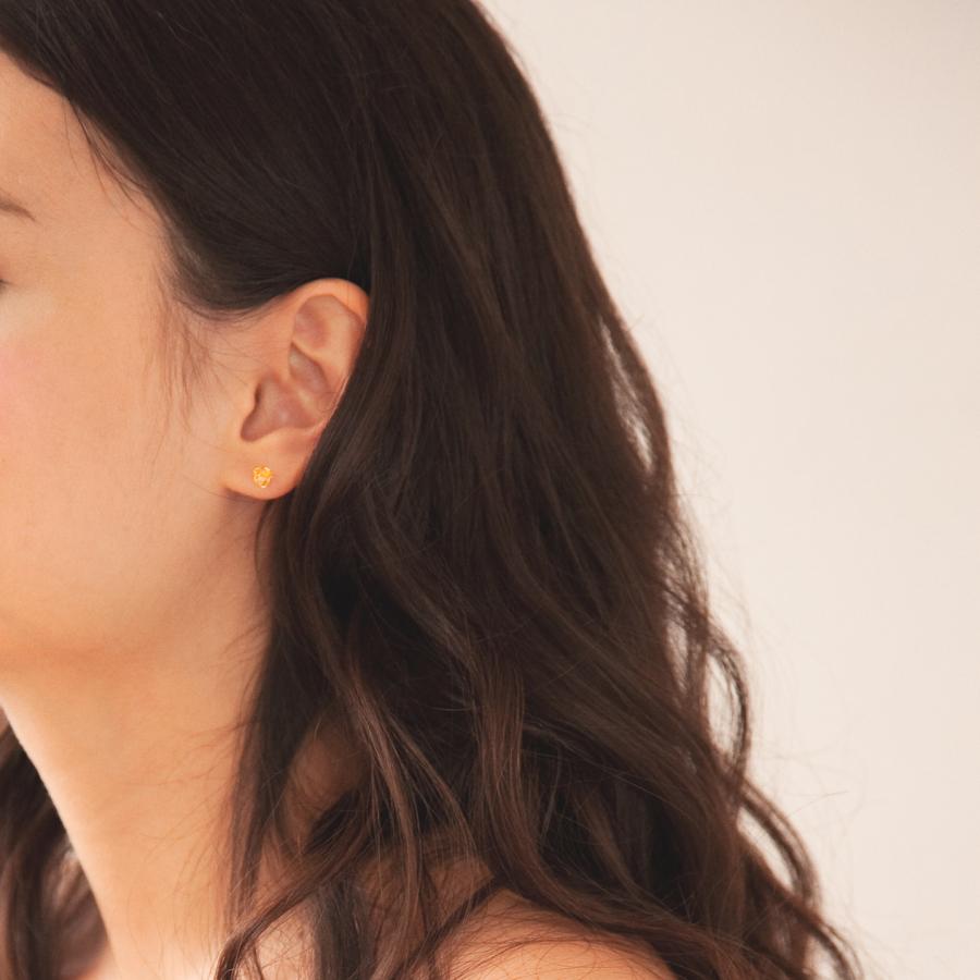 ローズ ダイヤモンド ピアス 薔薇 レディース K10 K18 Pt900 ゴールド プラチナ フラワー ギフト プレゼント  Rose Pierce | Avaron | 10