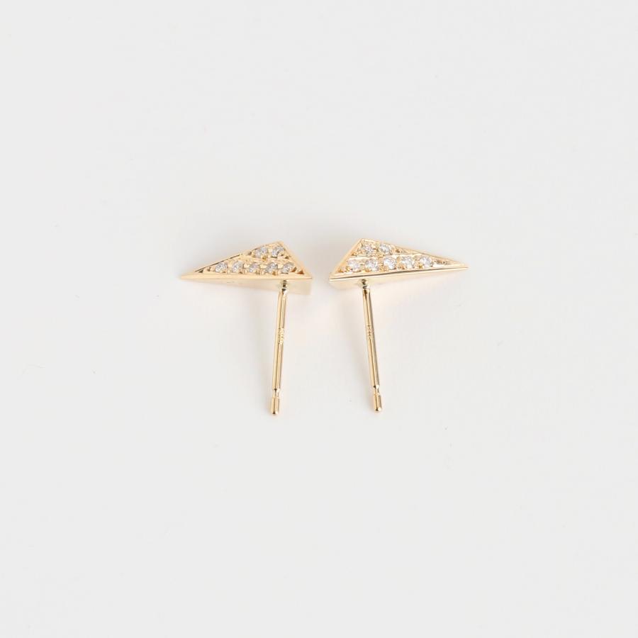 ダイヤモンド スタッズ ピアス レディース K10 K18 Pt900 ゴールド プラチナ ギフト プレゼント  Louvre Pierce | Avaron | 03