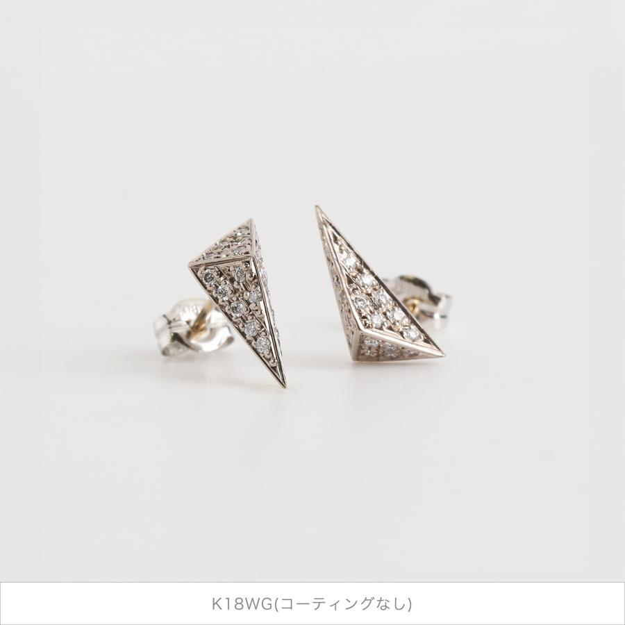 ダイヤモンド スタッズ ピアス レディース K10 K18 Pt900 ゴールド プラチナ ギフト プレゼント  Louvre Pierce | Avaron | 05