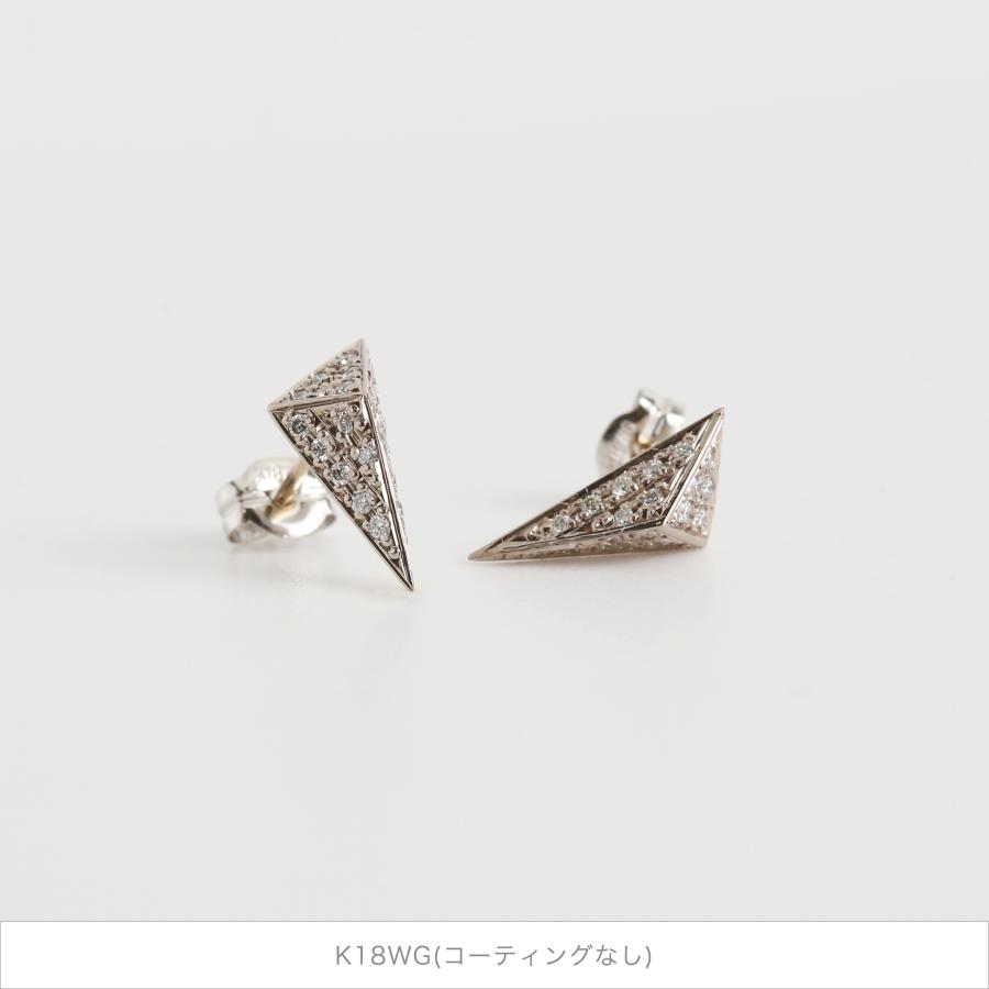 ダイヤモンド スタッズ ピアス レディース K10 K18 Pt900 ゴールド プラチナ ギフト プレゼント  Louvre Pierce | Avaron | 06
