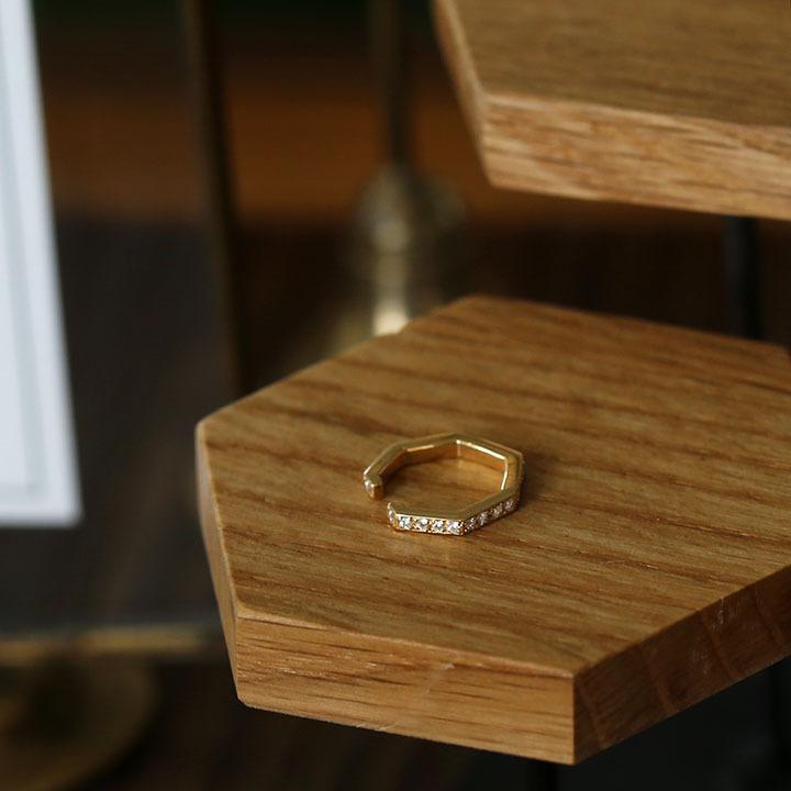 人気絶頂 ブラウンダイヤモンド あす楽 18金 0 5ct Boss 人気 送料無料 イヤーカフ 一粒 大粒 ダイヤ イエローゴールドk18 ノンホールピアス イヤリング ピアリング 片耳 メンズ ピアス