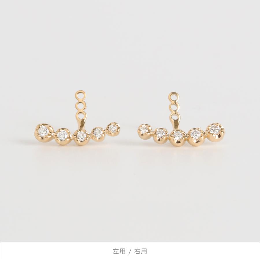 ダイヤモンド  ピアスパーツ レディース K10 K18 Pt900 ゴールド プラチナ 片耳 ギフト プレゼント  Dress up Diamond Pierce Parts01 | Avaron | 08