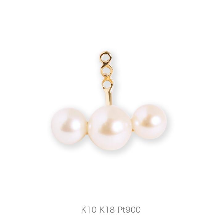 淡水 パール ピアスパーツ 真珠 レディース K10 K18 Pt900 ゴールド プラチナ Pearl Pierce charm 02 :NEP-170:Avaron STANDARD JEWELRY 通販 天然パール 真珠 淡水パール ピアスパーツ リングパーツ まとめ売り