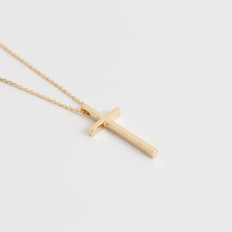 Avaron（アヴァロン） ゴールド クロス ネックレス K10 K18 Pt900