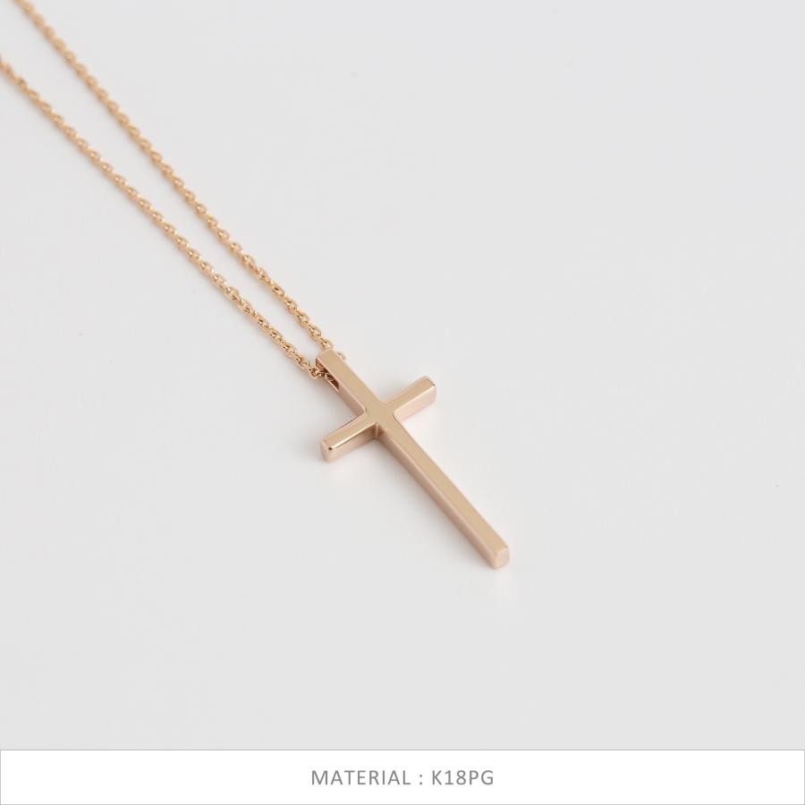 Avaron（アヴァロン） ゴールド クロス ネックレス K10 K18 Pt900