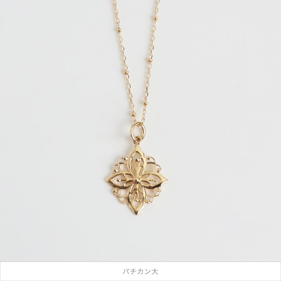 Avaron（アヴァロン） 透かし柄 ロングネックレス レディース ゴールド