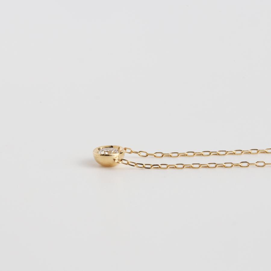 Avaron（アヴァロン） 一粒 ダイヤモンド 0.2ct ネックレス レディース 
