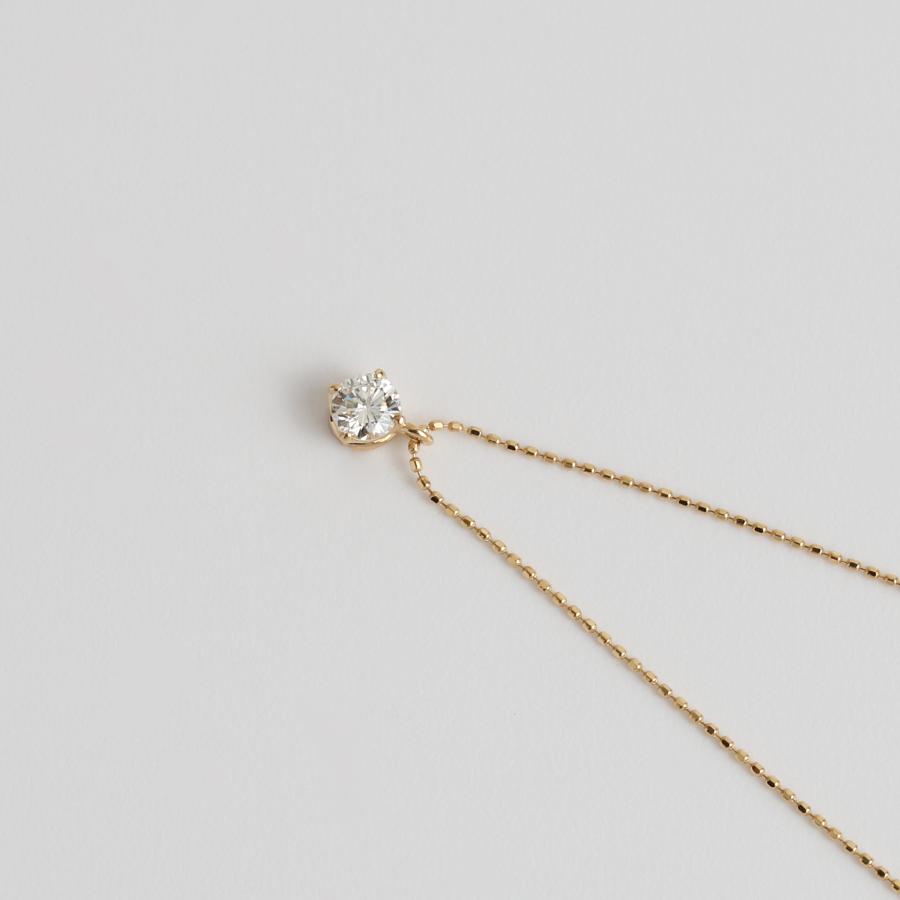 Avaron 一粒 ダイヤモンド 0.15ct ネックレス レディース 一粒ダイヤ  