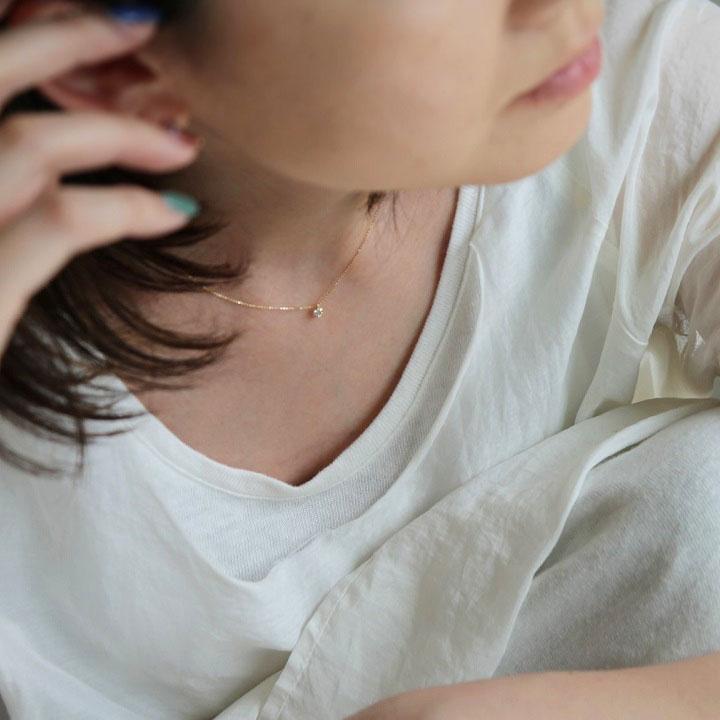 Avaron 一粒 ダイヤモンド 0.08ct ネックレス レディース 一粒 Avaron 一粒 ダイヤモンド 0.08ct ネックレス レディース 一粒