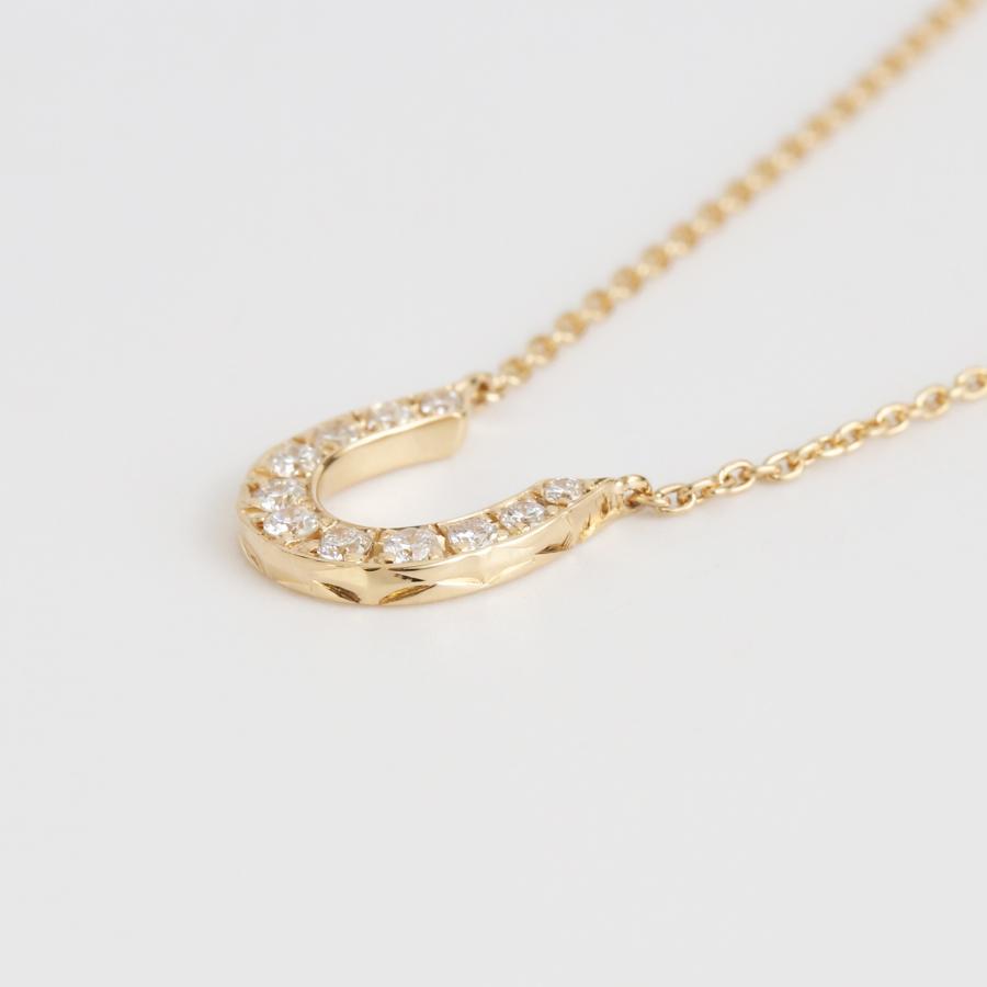 Avaron（アヴァロン） ダイヤモンド ホースシュー ネックレス