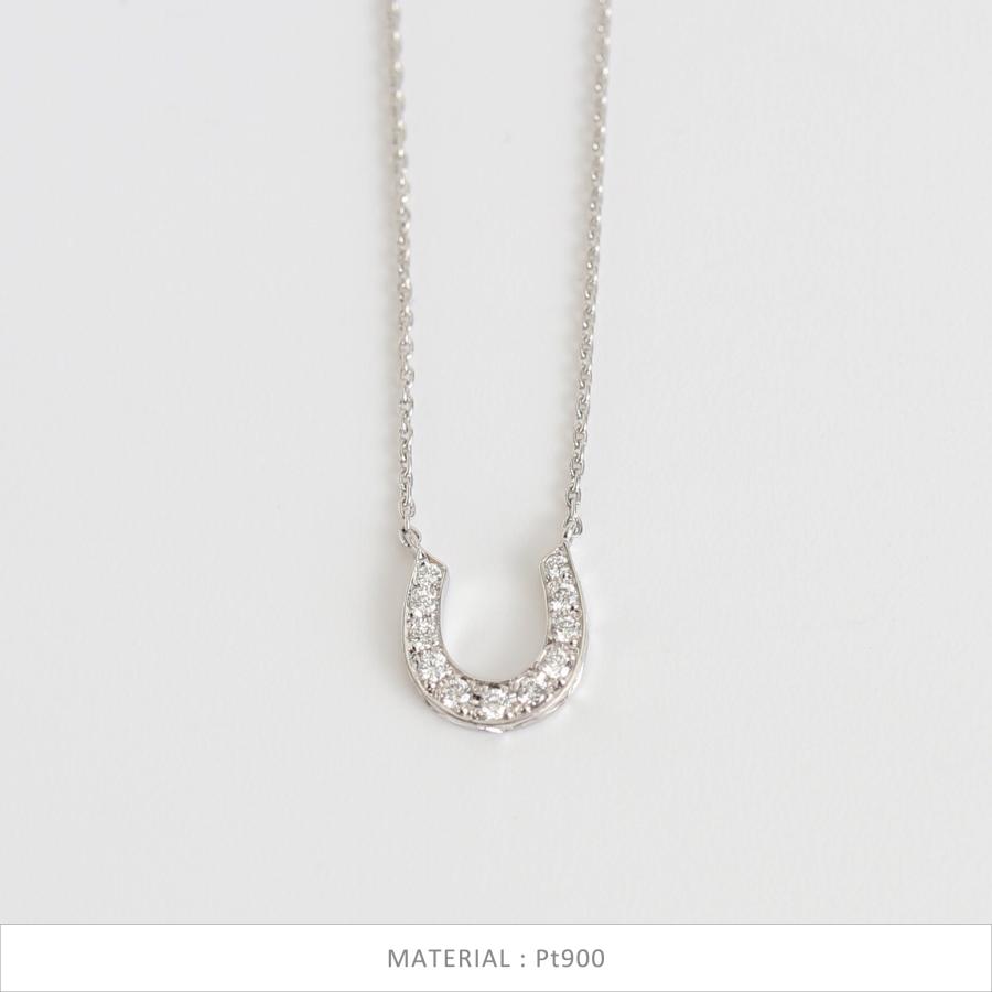 Avaron（アヴァロン） ダイヤモンド ホースシュー ネックレス