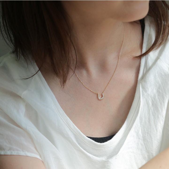 avaron ホースシュー　馬蹄　ネックレス Avaron（アヴァロン） ダイヤモンド ホースシュー ネックレス