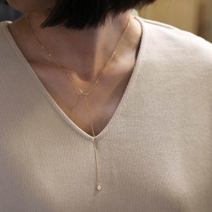ネックレス レディース Yライン オパール ティアドロップ 遊色 K18 18金 18k K10 ゴールド 大人 Y Line Opal Necklace Npn 279 Avaron Standard Jewelry 通販 Yahoo ショッピング