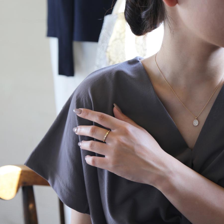 Avaron（アヴァロン） パヴェ ダイヤモンド ネックレス レディース K10 