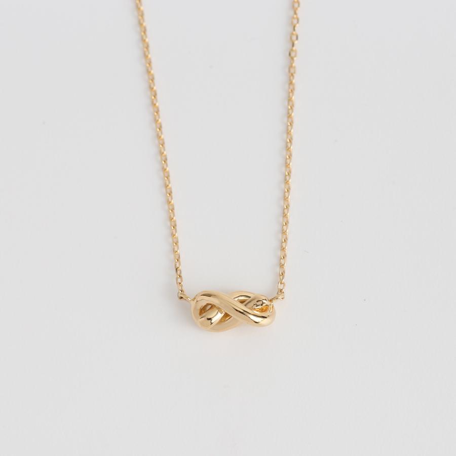 ネックレス 結び目 ゴールド K10 K18 Pt900 レディース  KNOT necklace｜avaron｜07