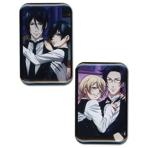 黒執事ii メインキャラクター 二個入り ピンバッジ グッズ 北米版 Accu 輸入アニメ専門店 えいびーす 通販 Yahoo ショッピング