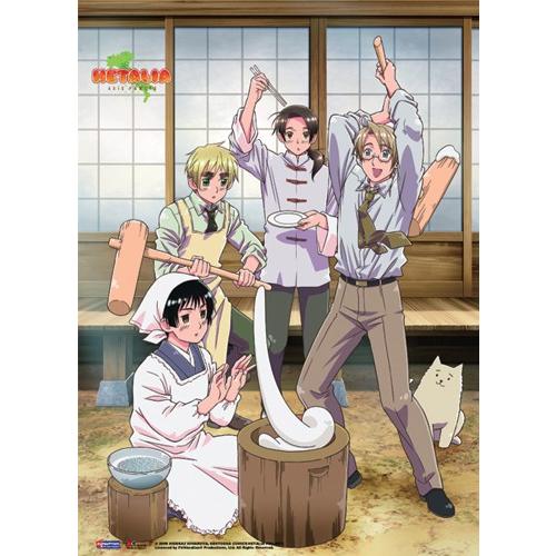 ヘタリア Axis Powers もちつき大会 タペストリー グッズ 80x110cm 31 5x43 31in 北米版 Walu 輸入アニメ専門店 えいびーす 通販 Yahoo ショッピング