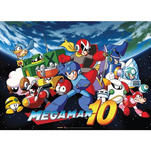 ロックマン 10 キーアート タペストリー グッズ 80x110cm (31.5x43.31in) 北米版｜avees