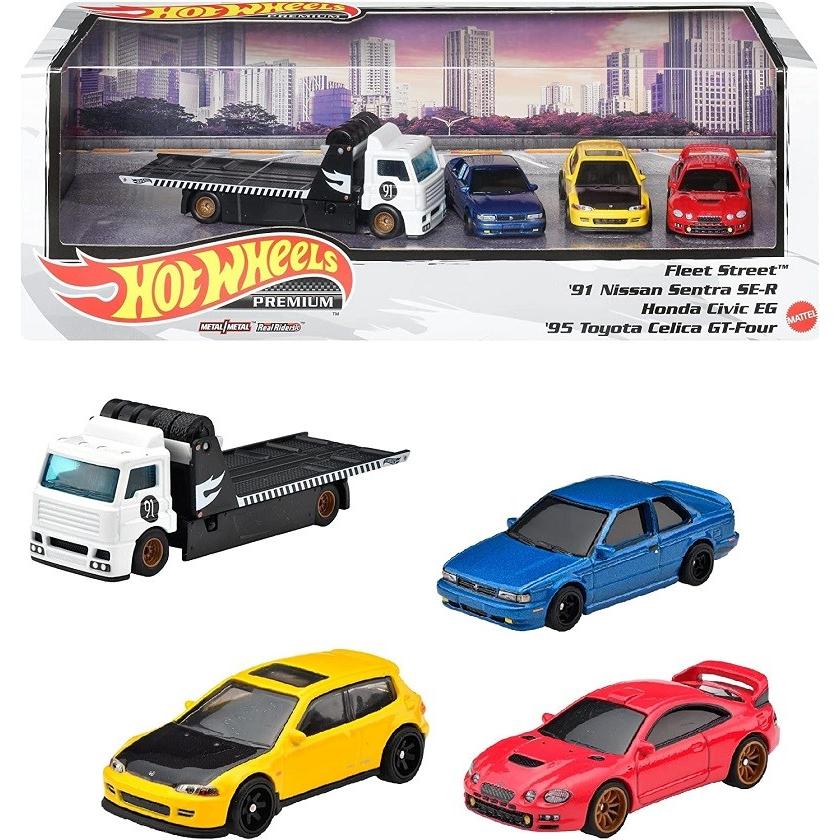 MATTEL マテル ホットウィール プレミアム コレクターセット 4台 MATTEL マテル ホットウィール プレミアム コレクターセット 4台
