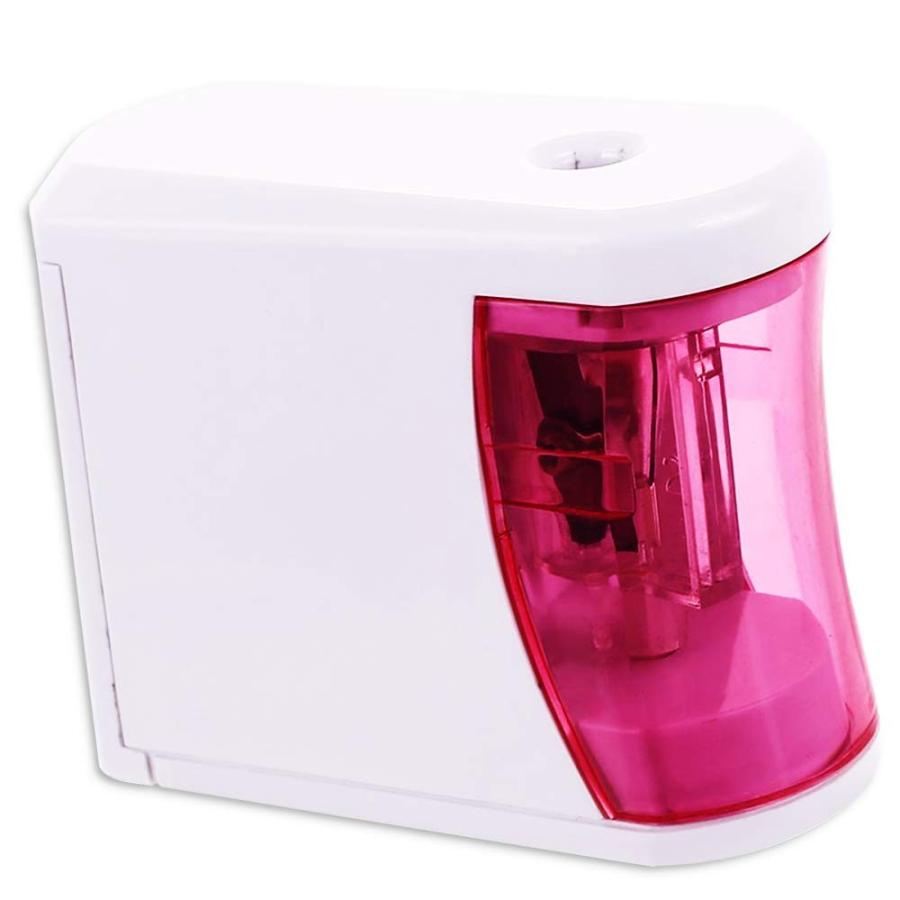 電動鉛筆削り 自動 電池式 携帯用 ミニサイズ 滑り止め付き ピンク エイベクト ストア 通販 Yahoo ショッピング