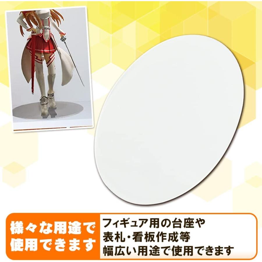 透明アクリル板 クリア円盤 耐久性 オリジナル看板 DIY作品 展示 模型