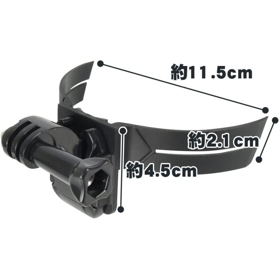 小型防滴カメラ（ヘルメット装着タイプ） ヘルメット用 小型カメラ顎マウント 粘着タイプ 貼るだけ 防水