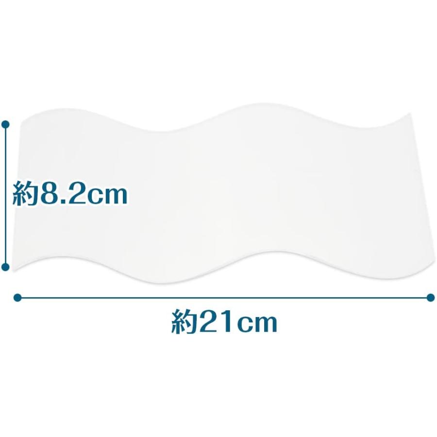 アクリルスタンド 波型 ディスプレイパネル 透明 撮影小道具 演出