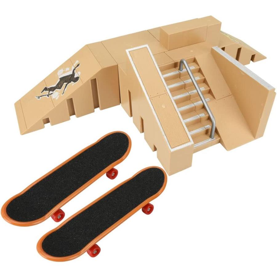 指スケパークキット スケボー2点セット 階段 手すり 本格的