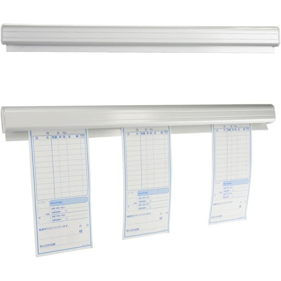 オーダークリッパー 壁掛け伝票ホルダー 2個セット 40.6cm 穴開け不要