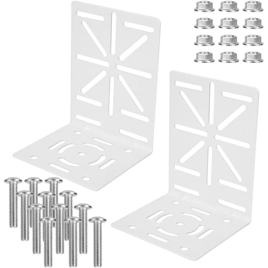 防犯カメラ 取付金具 ブラケット 2個セット ドームカメラ用 L字型 穴