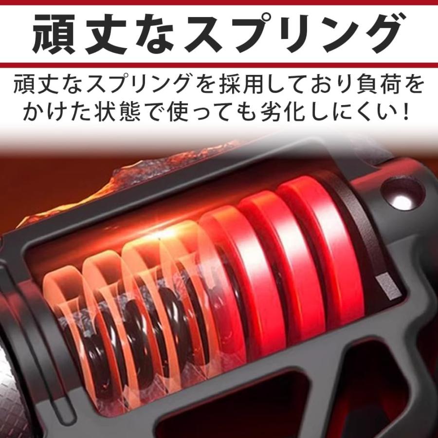 握力 強化 トレーニング ハンドグリップ 可変式 負荷調整 スプリング式